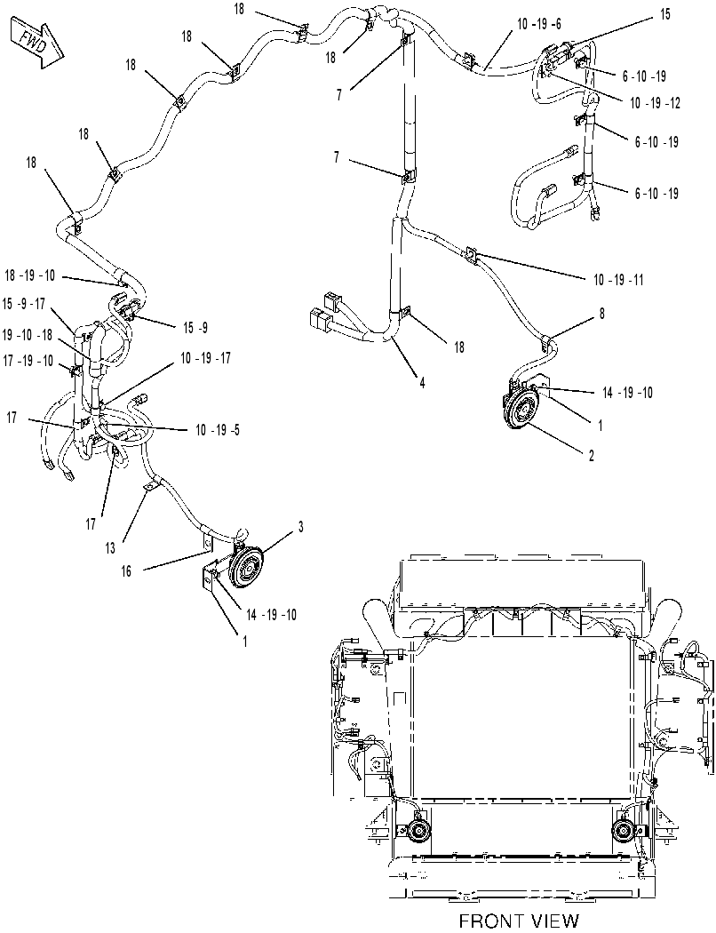 WIRING GP-TRACTOR 2138721 CAT