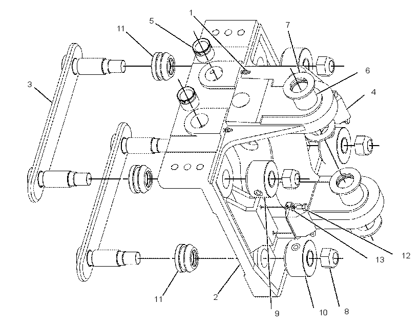 FRAME GP-SLIDING 2044069 CAT