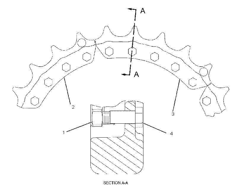 SEGMENT GP-SPROCKET 1882174 CAT