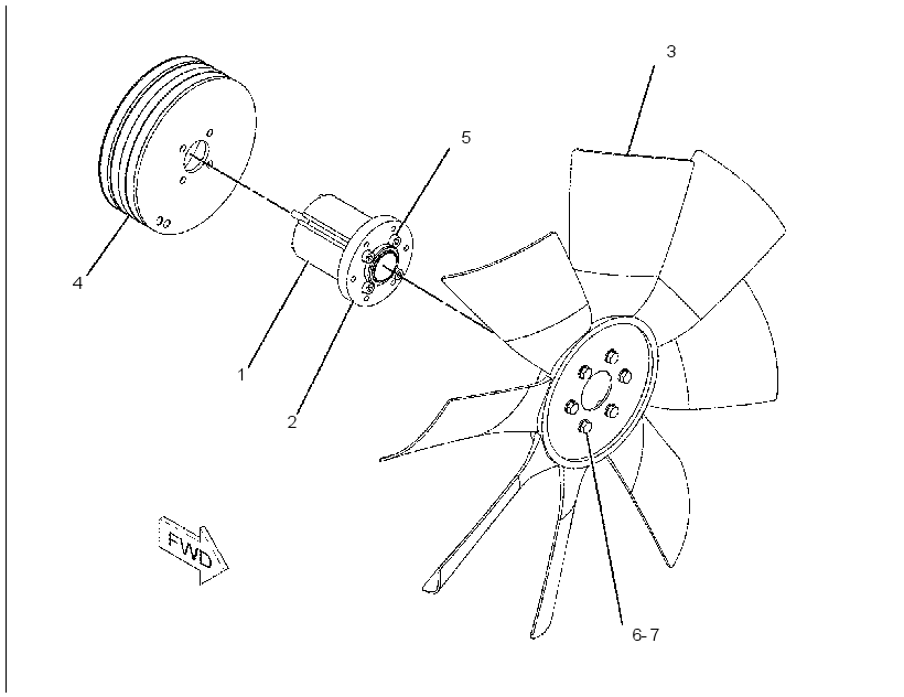 FAN GP 2240954 CAT