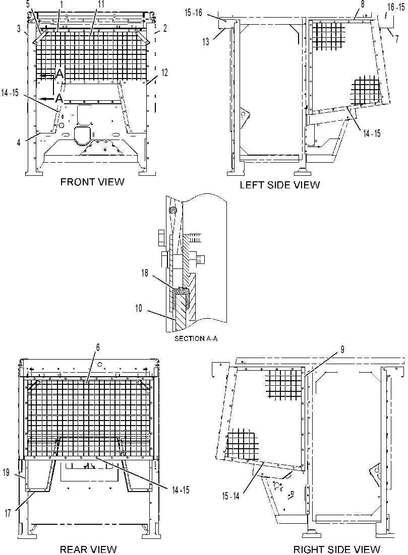 SCREEN GP-CAB 2219204 CAT