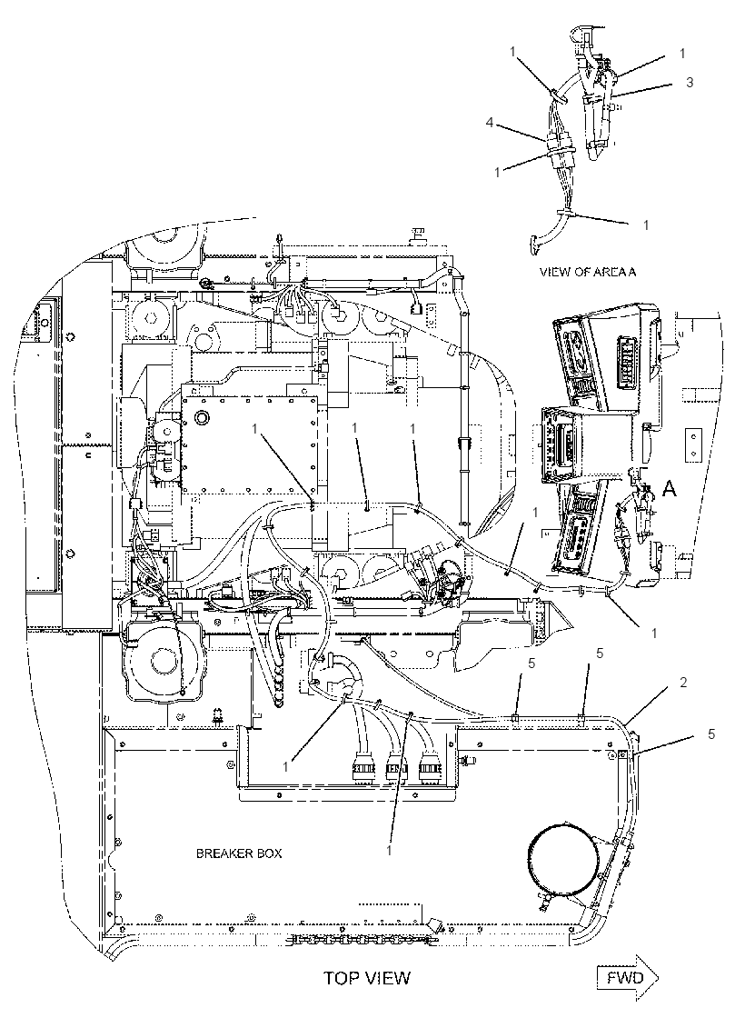 WIRING GP-AUTOLUBE CONTROL 2244954 CAT