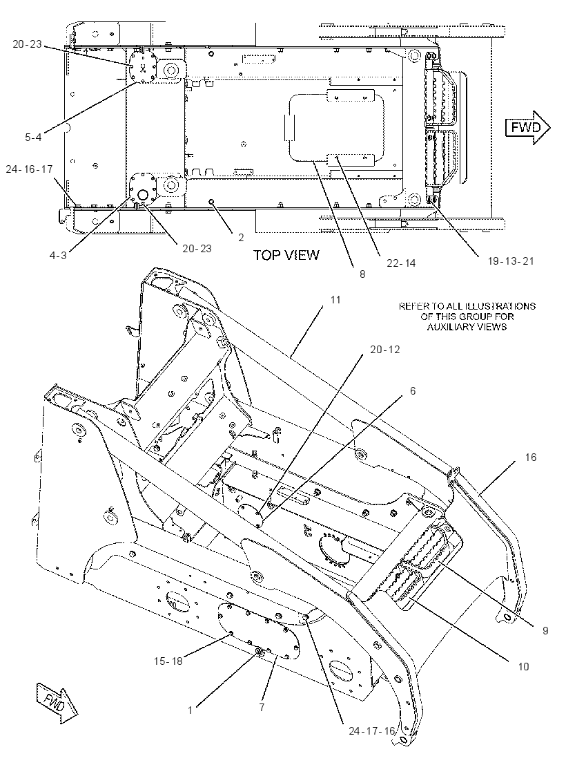 FRAME & MTG GP-MACHINE 2153975 CAT