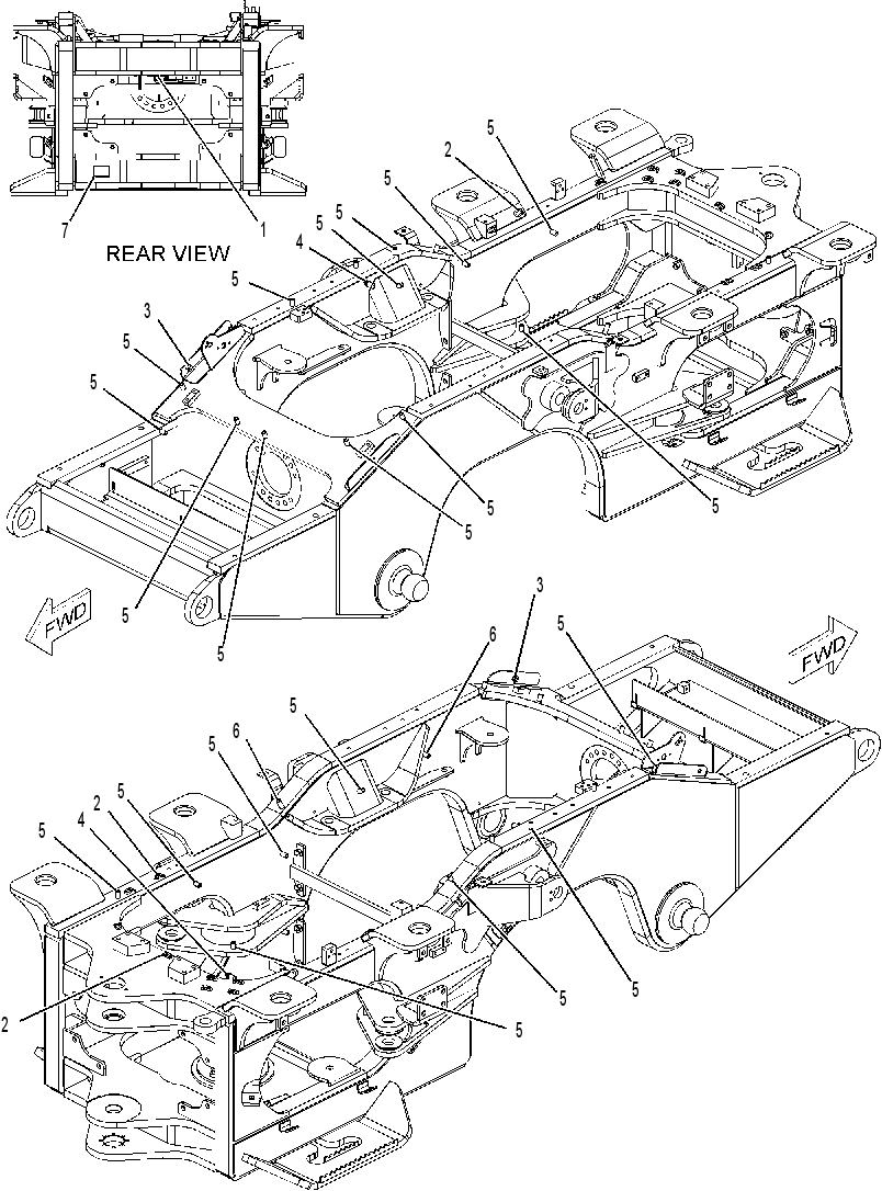 FRAME AS-FRONT 2223974 CAT