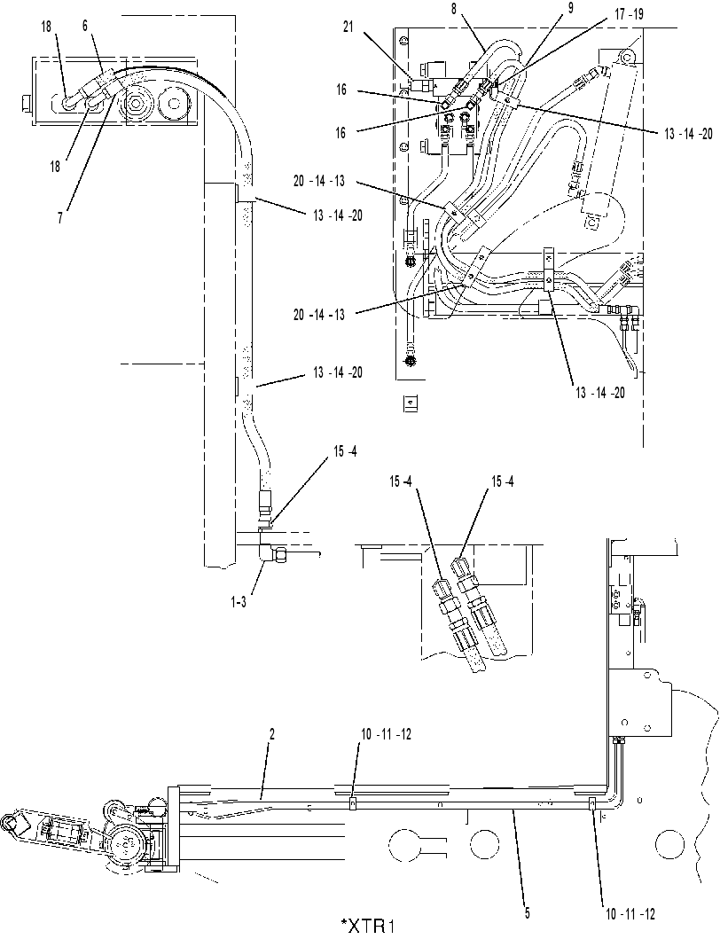 LINES GP-TRUCK HITCH 1070484 CAT