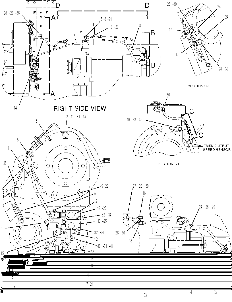WIRING GP-POWER TRAIN 2031602 CAT
