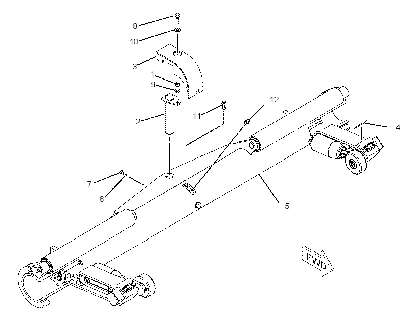 HITCH GP-TRUCK 1667677 CAT