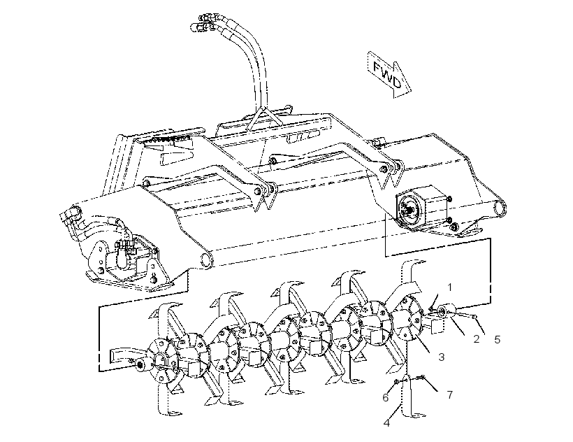 DRUM GP-TILLER 1595336 CAT