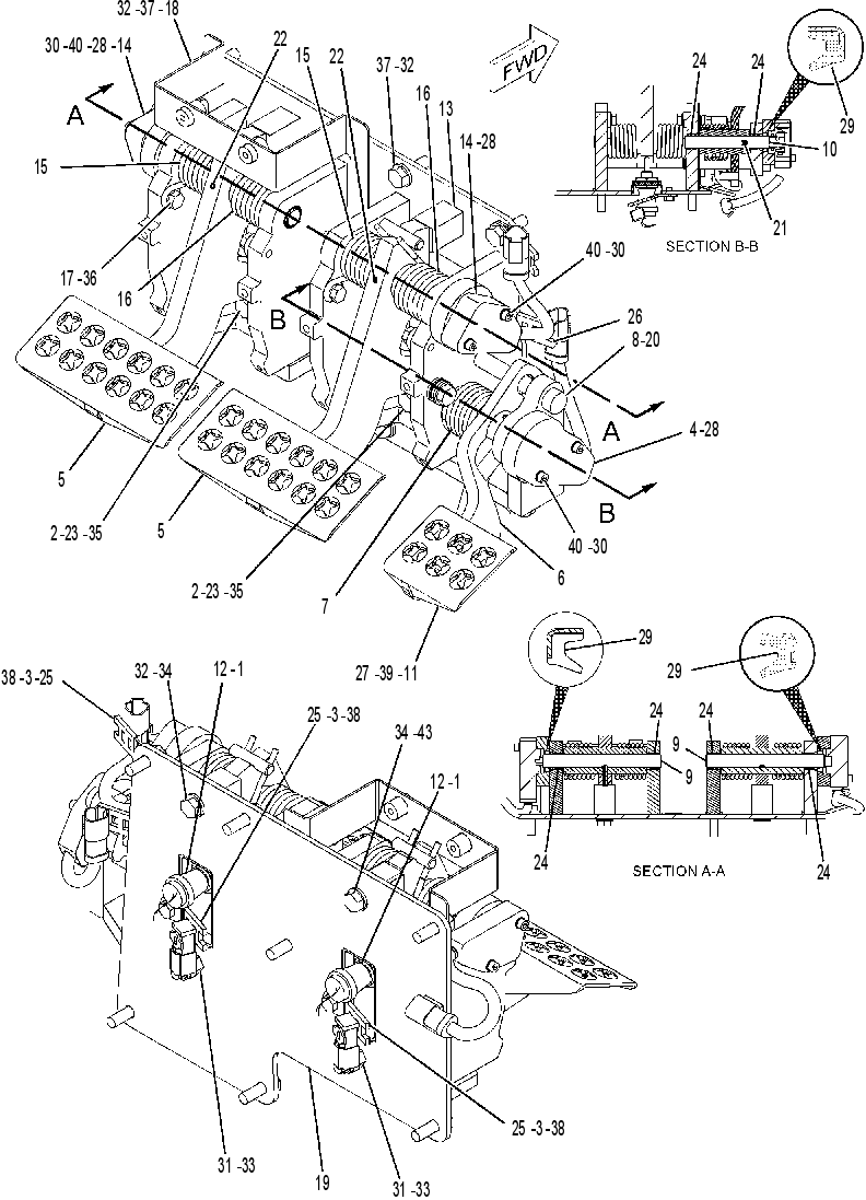 CONTROL GP-GOVERNOR & BRAKE 2388369 CAT