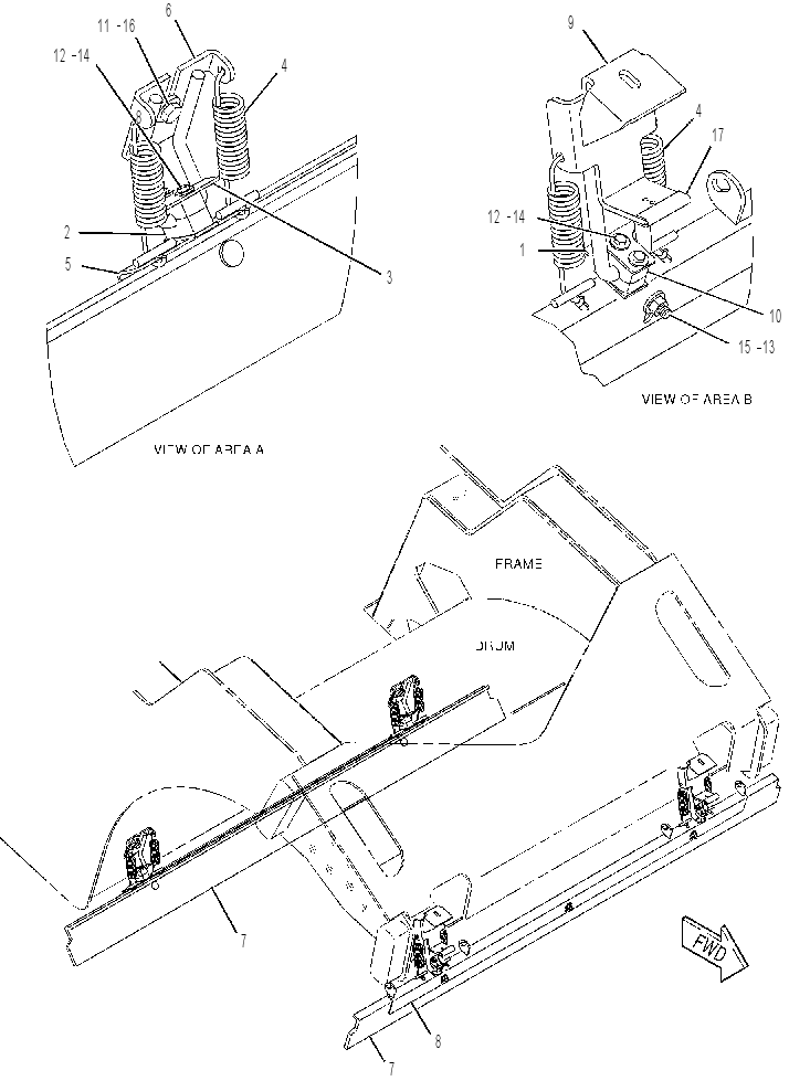 SCRAPER GP-DRUM 2075363 CAT