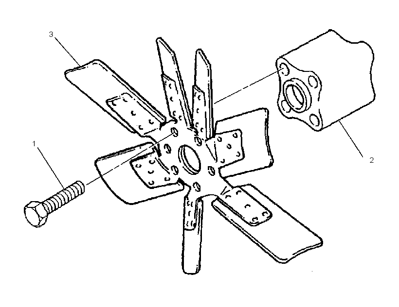 Вентилятор нагнетательный 2313936 CAT