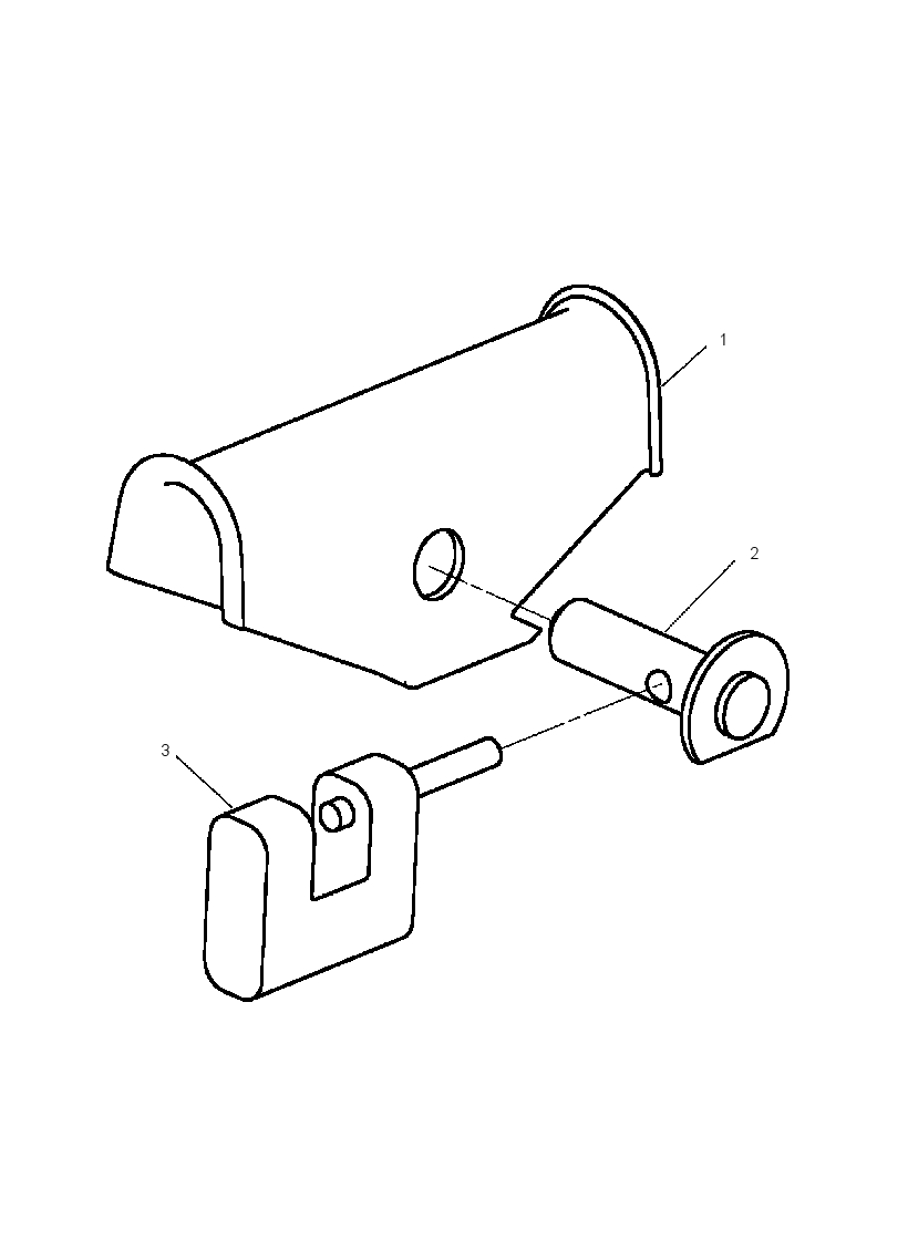 LOCK GP-STEERING CYLINDER 1587873 CAT