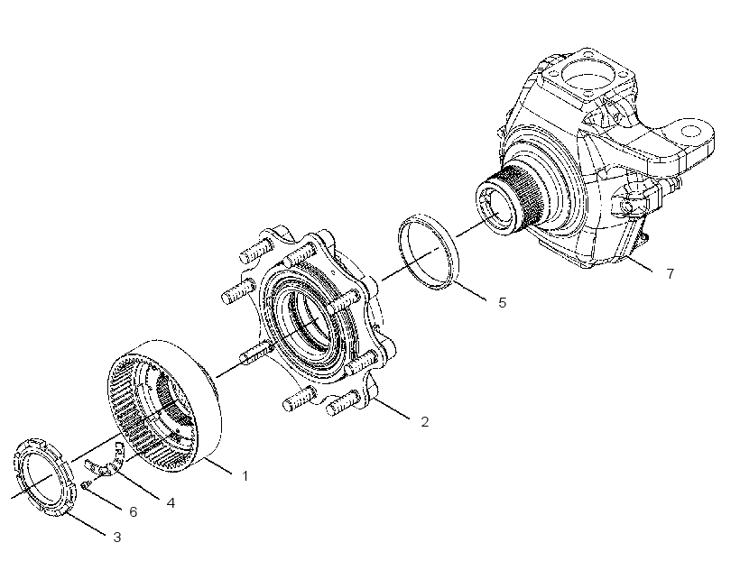 HOUSING & FLANGE GP-AXLE 2310742 CAT