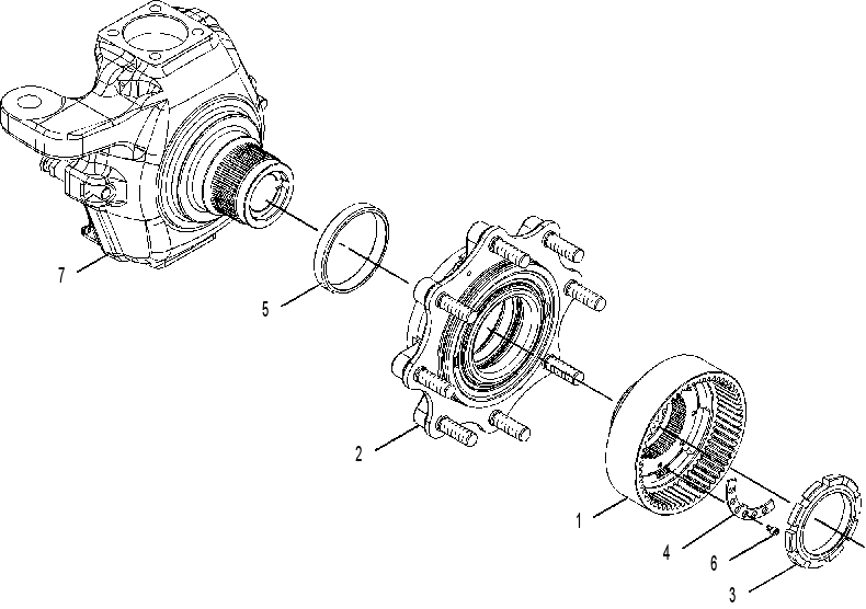 HOUSING & FLANGE GP-AXLE 2310741 CAT