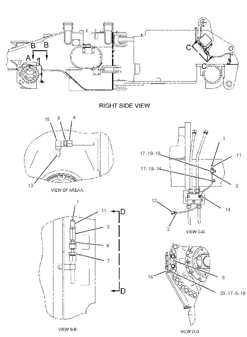 LINES GP-AXLE VENT 2234255 CAT