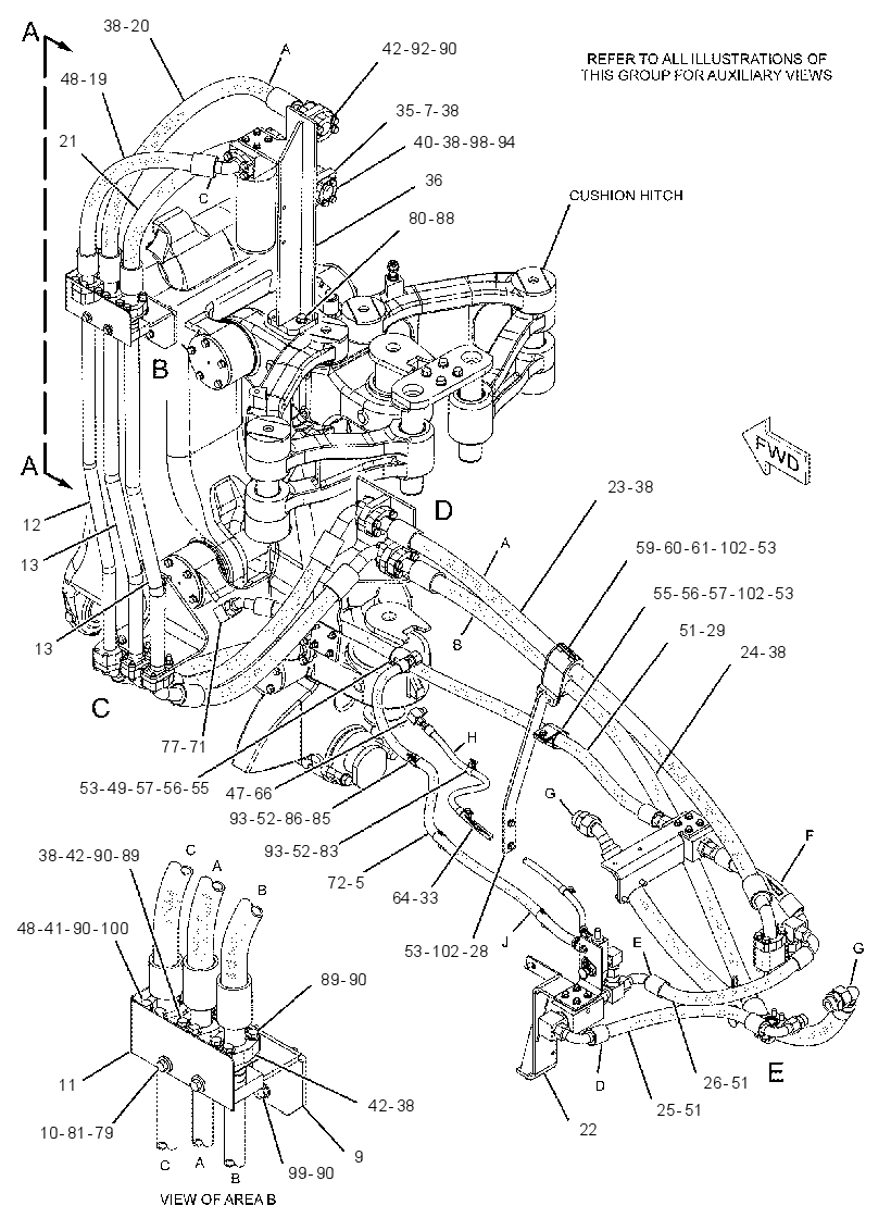 LINES GP-AUGER MOTOR 1539503 CAT