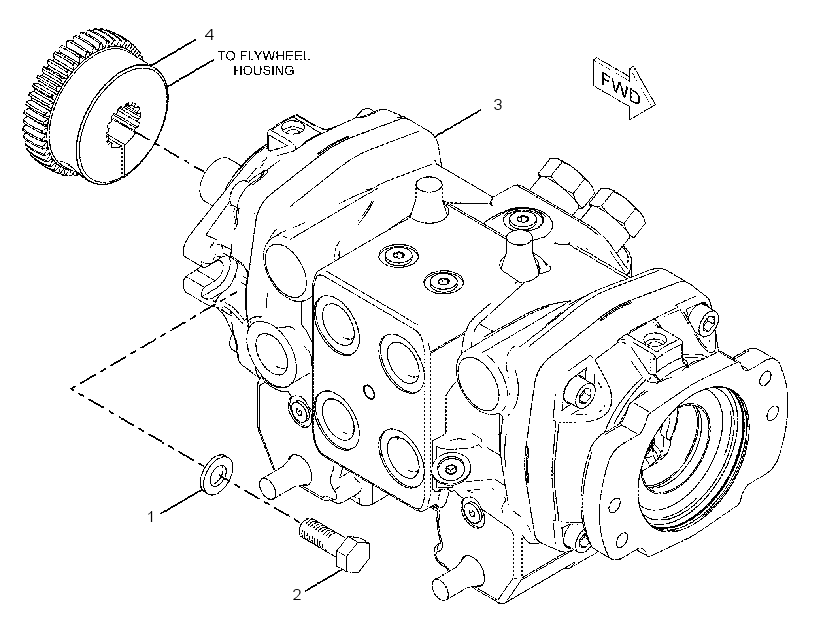 PUMP & MTG GP-HYDROSTATIC 2185928 CAT