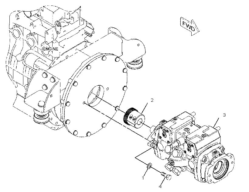 PUMP & MTG GP-HYDROSTATIC 2185719 CAT