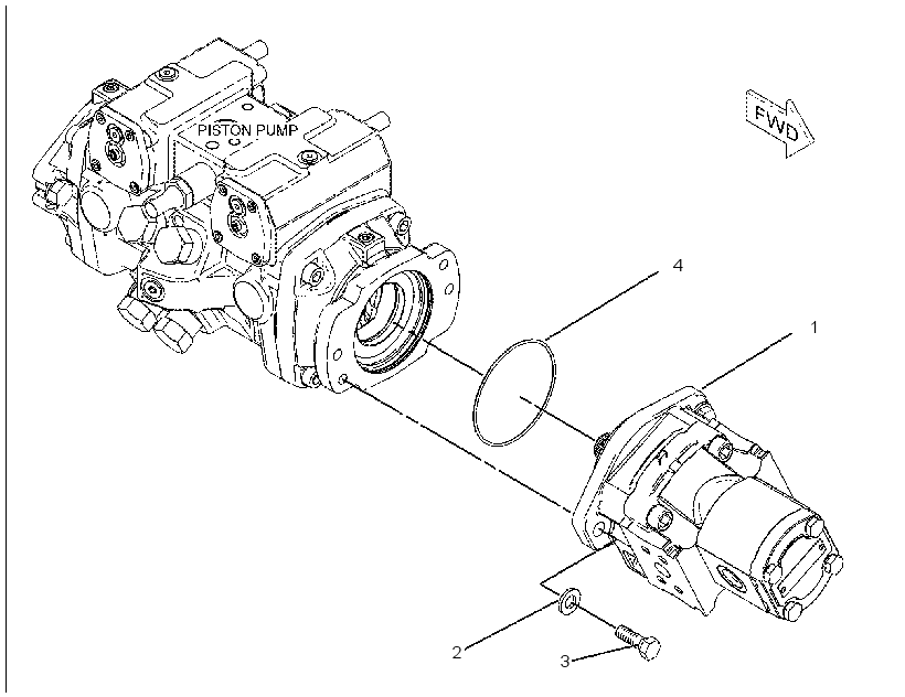 PUMP & MTG GP-WORK TOOL 2186175 CAT