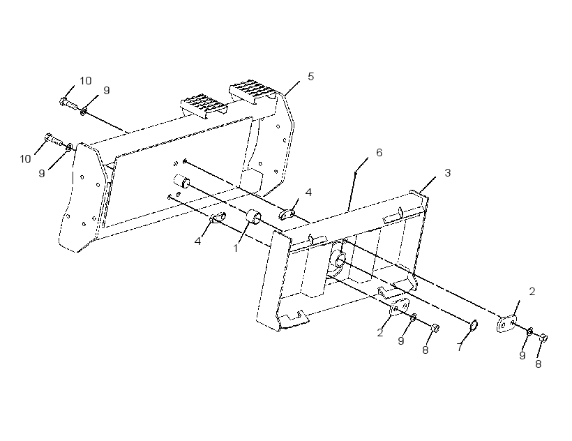 FRAME GP-COMPACTOR 2318602 CAT