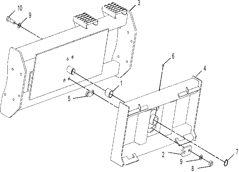 FRAME GP-COMPACTOR 2318603 CAT