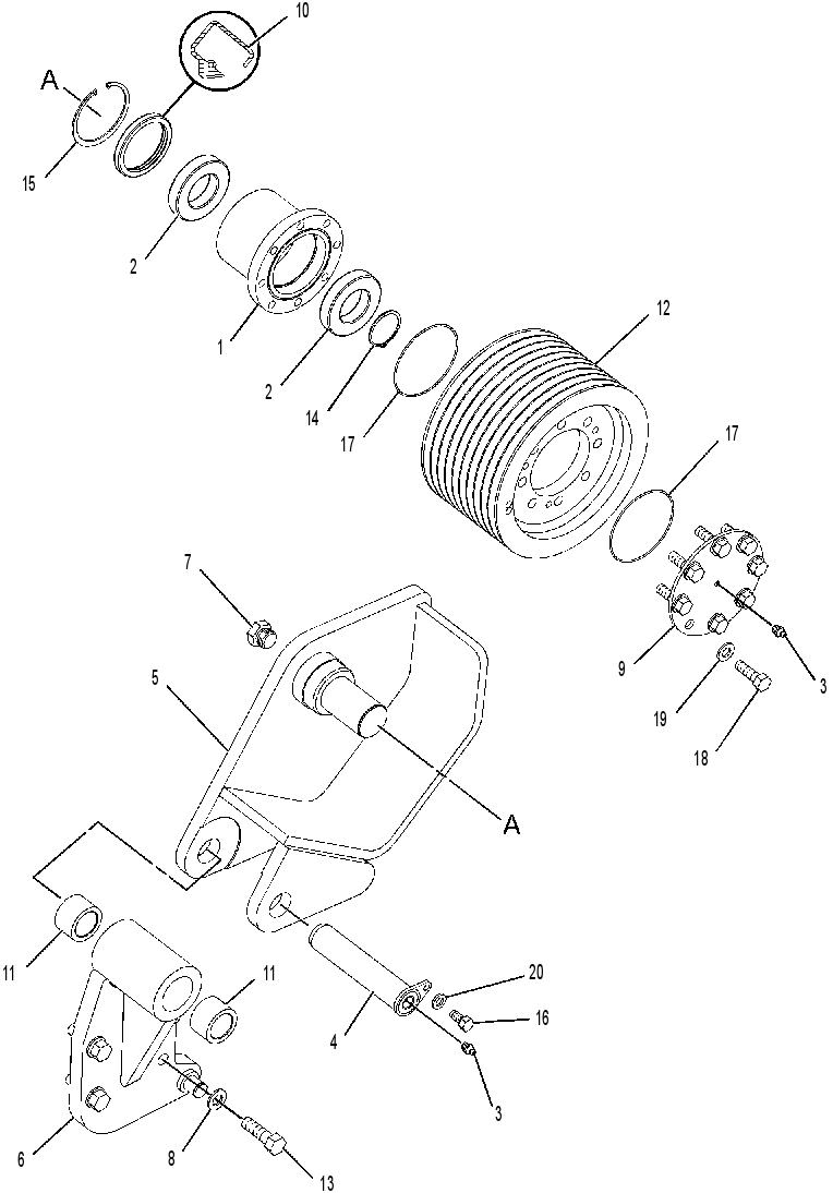 BELT TIGHTENER GP 1703771 CAT