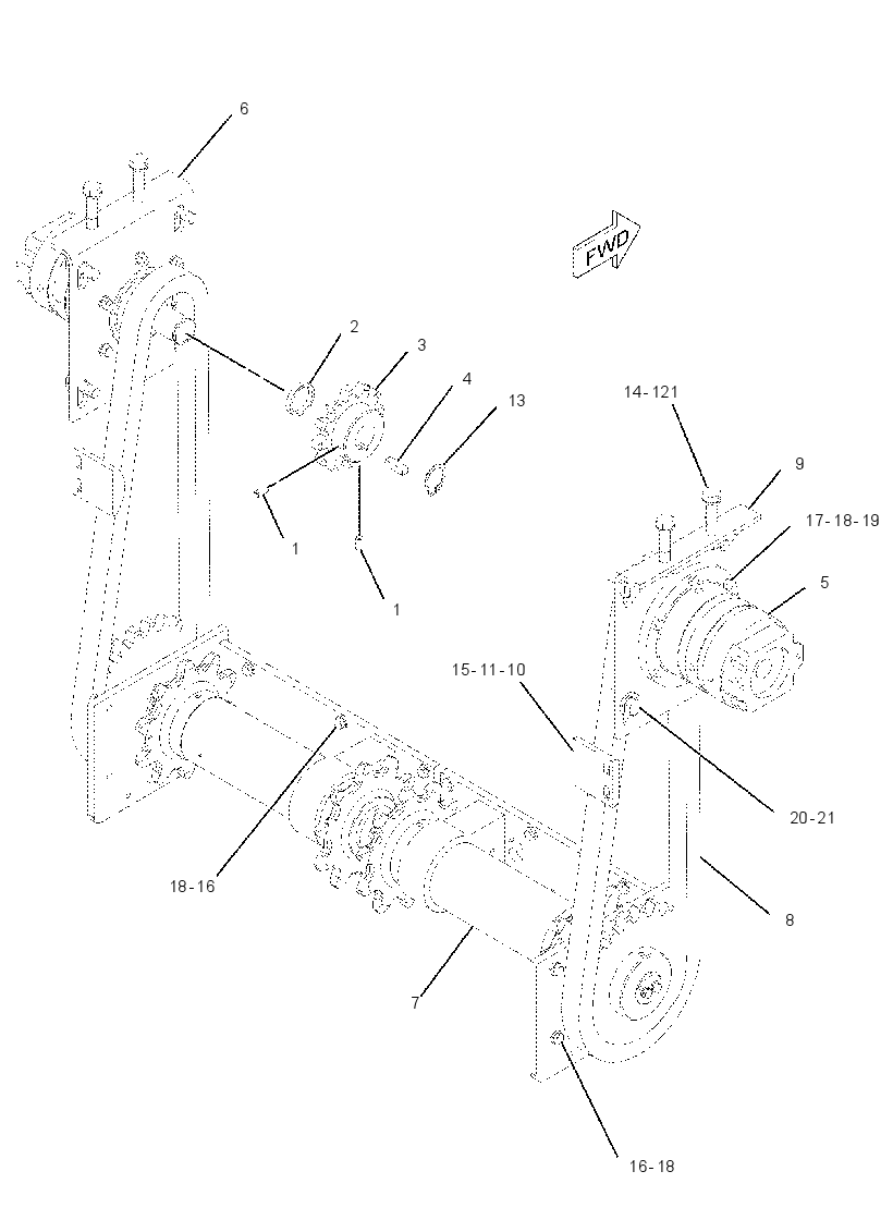 DRIVE GP-CONVEYOR 1929376 CAT