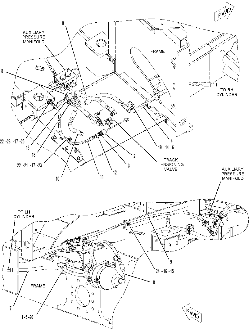 LINES GP-TRACK TENSION 1914902 CAT