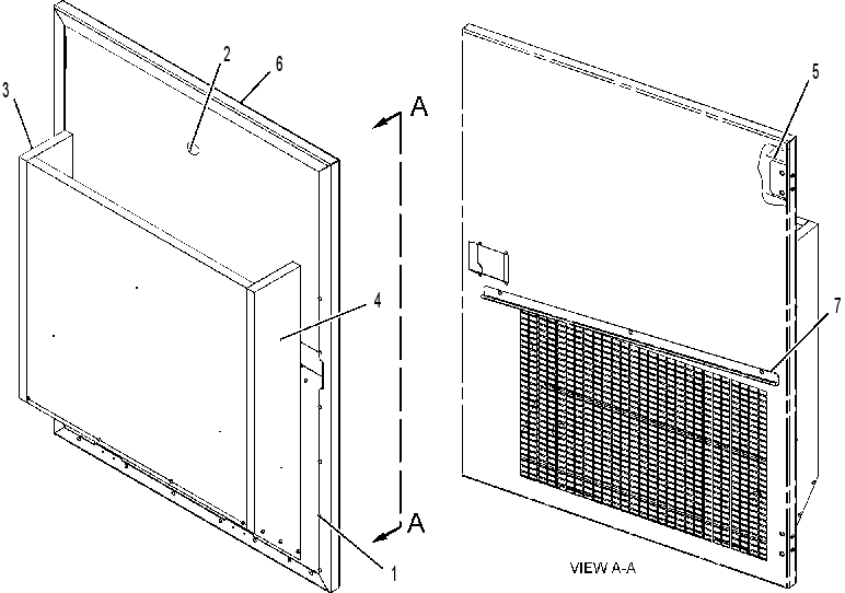DOOR AS 2332240 CAT