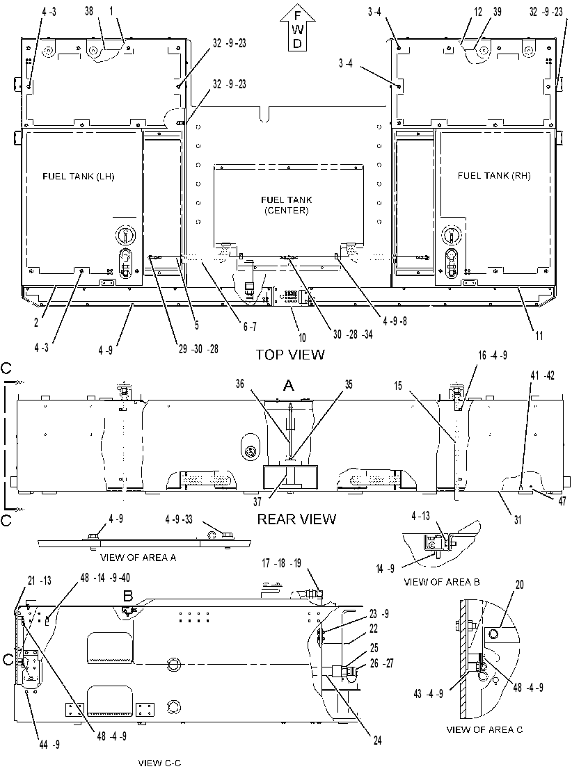 BUMPER & DRAWBAR GP 1857086 CAT