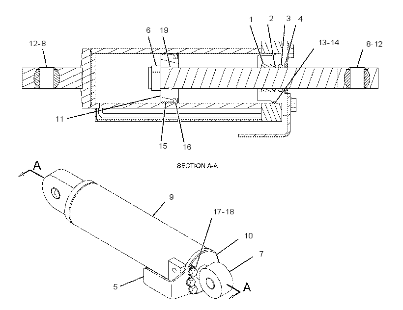 CYLINDER GP-ANGLING 2030820 CAT