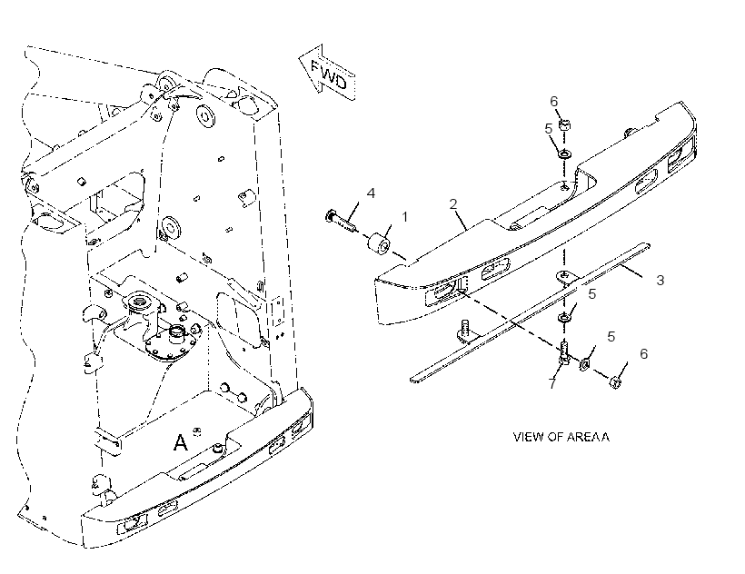 BUMPER GP 2185650 CAT