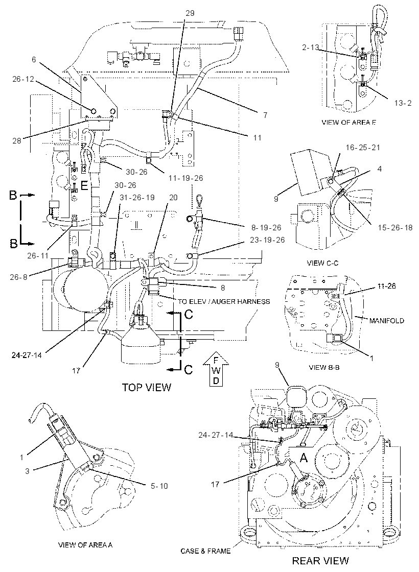 WIRING GP-POWER TRAIN 2138750 CAT