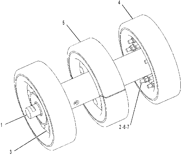 WHEEL GP-BOGIE 2225689 CAT