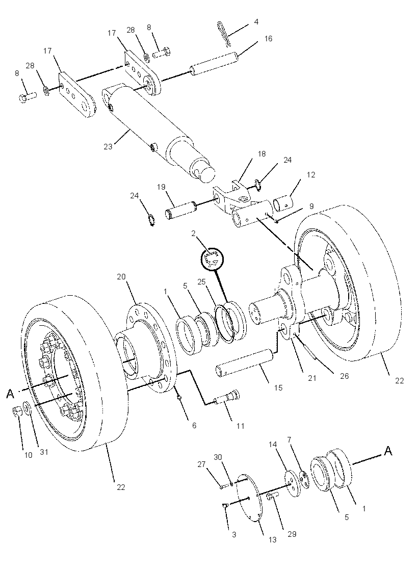 TENSIONER GP-TRACK 2065965 CAT