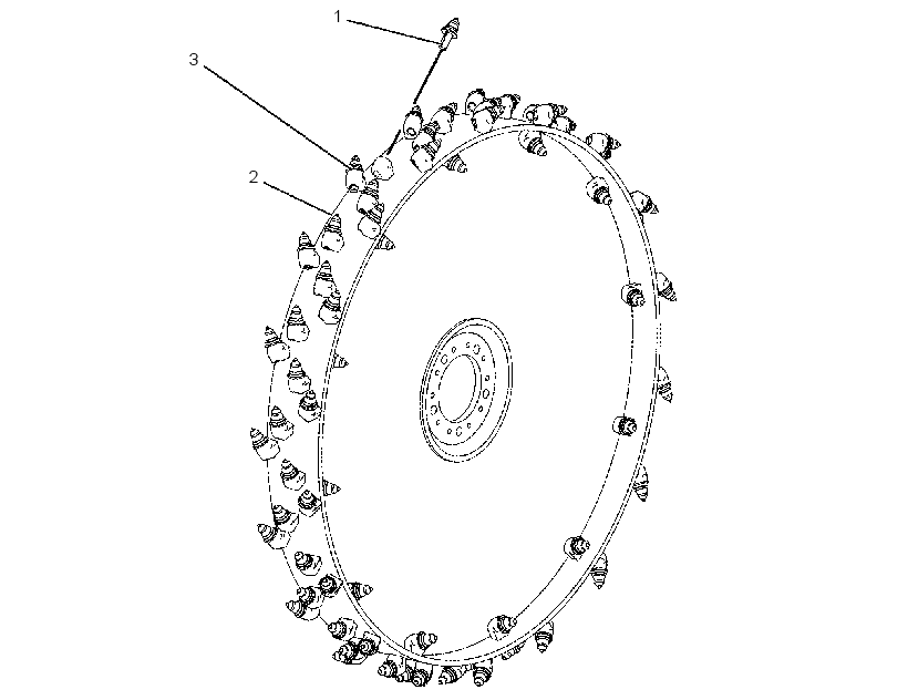 DRUM GP-WHEEL SAW 2278159 CAT
