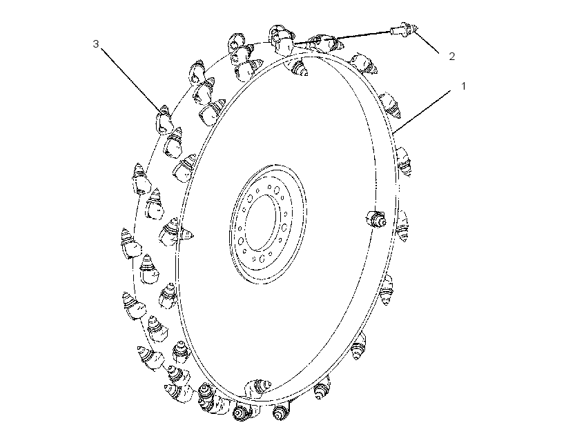 DRUM GP-WHEEL SAW 2277338 CAT