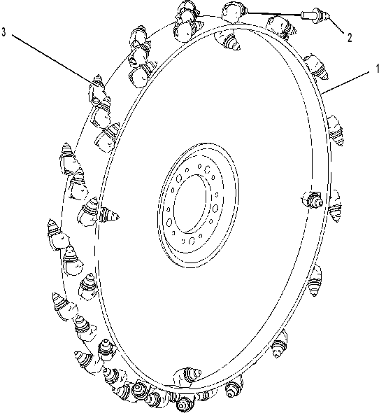 DRUM GP-WHEEL SAW 4349135 CAT