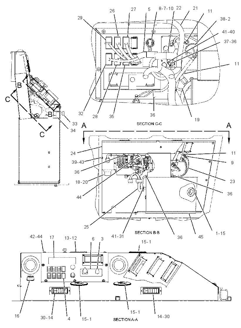 CONSOLE GP-INSTRUMENT 1362005 CAT