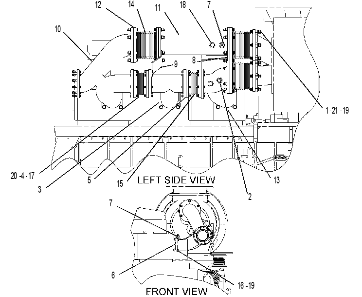 EXHAUST GP-FLEXIBLE 1846976 CAT