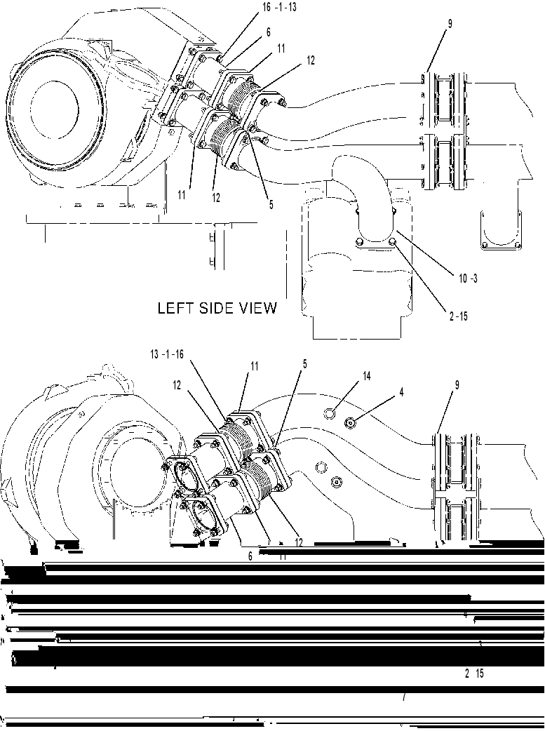 EXHAUST GP-FLEXIBLE 1985170 CAT