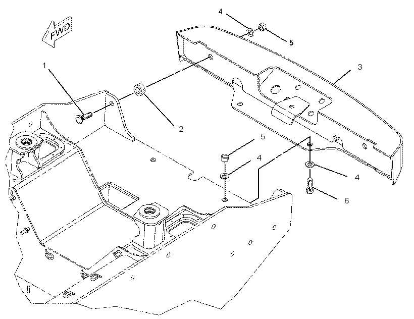 BUMPER GP 2185772 CAT