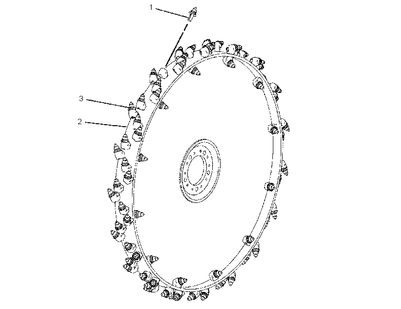 DRUM GP-WHEEL SAW 2307023 CAT