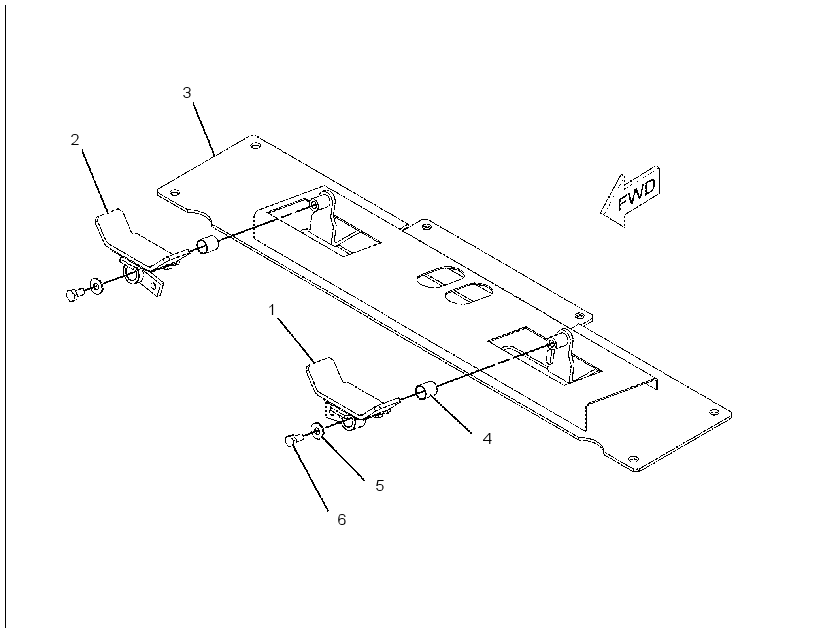 PEDAL GP-FOOT 2083563 CAT