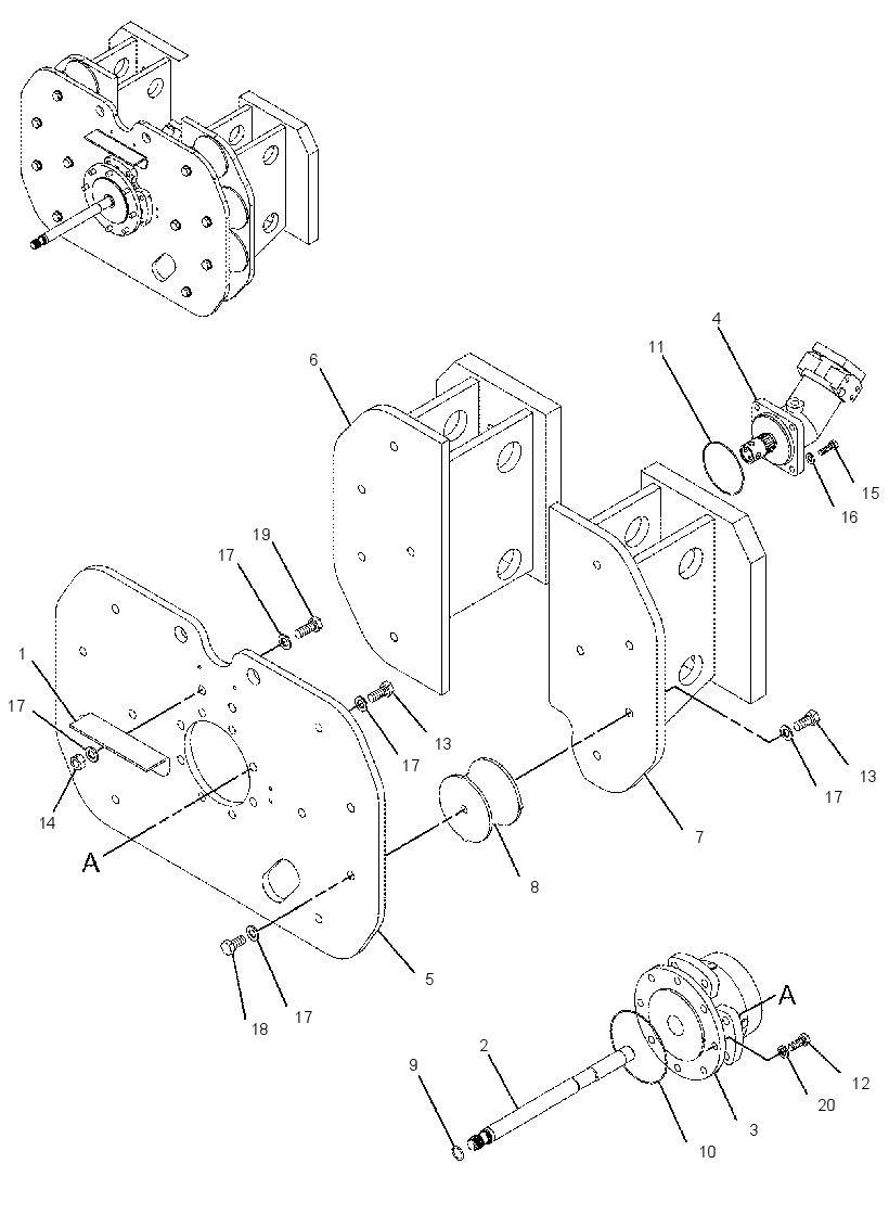 DRIVE GP-SUPPORT & VIBRATORY 2284169 CAT