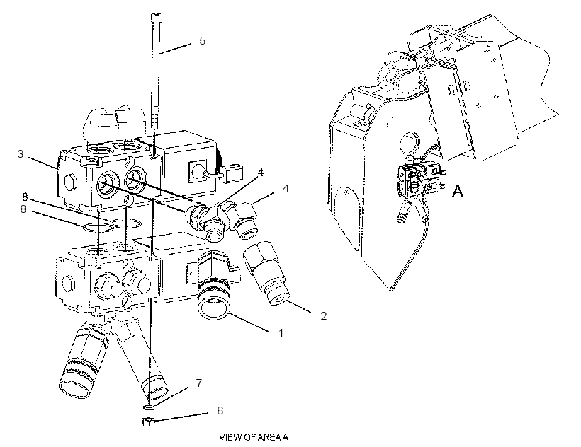 VALVE & MTG GP-DIVERTER 2224662 CAT