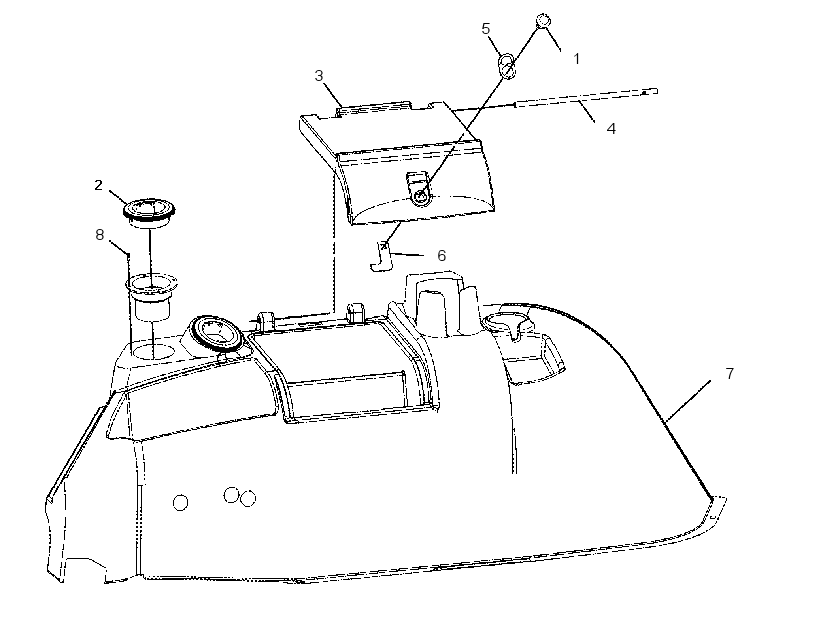 CONSOLE GP-SIDE 2366937 CAT