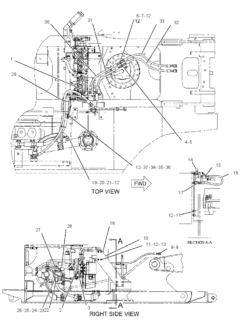 LINES GP-ROTATOR 2236801 CAT