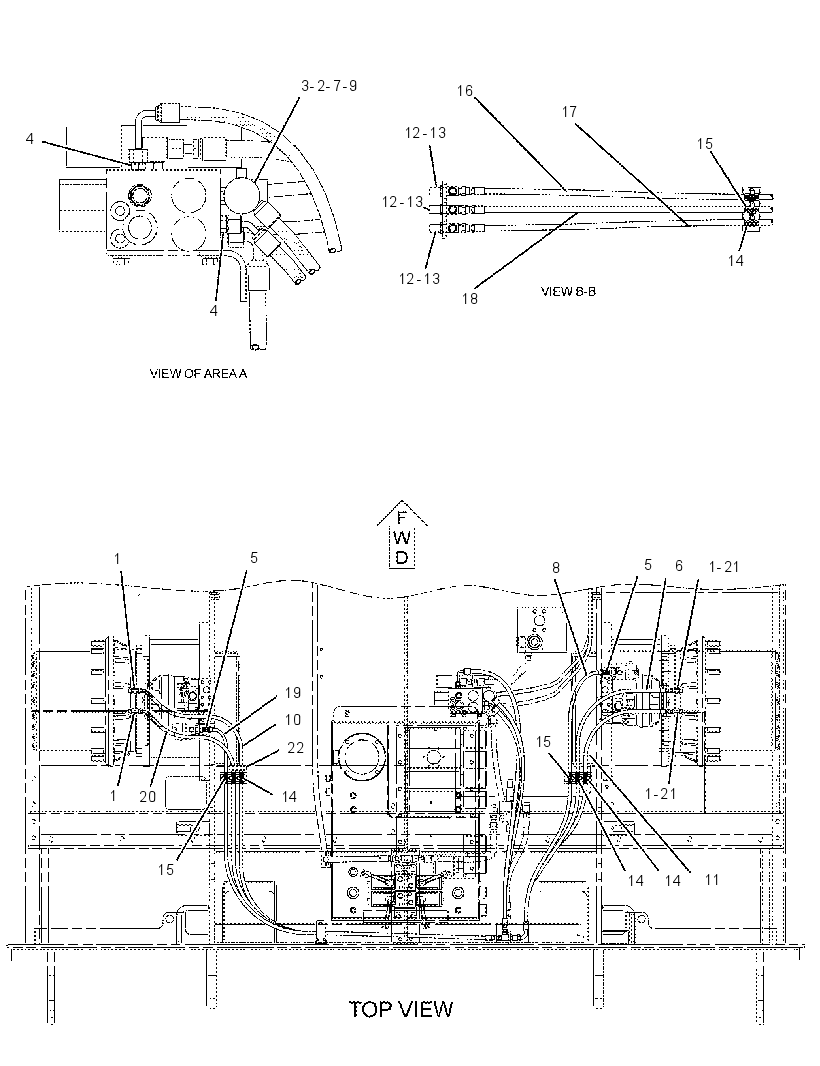 LINES GP-BRAKE & SHIFT 2274327 CAT