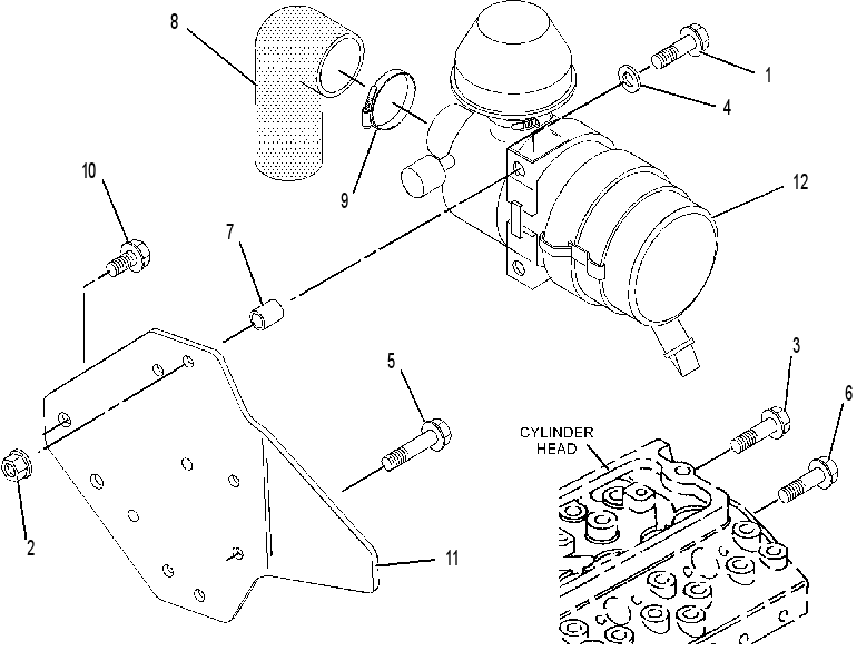 Воздушный фильтр 2387477 CAT